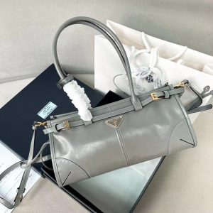 PRADA LuxSoft Leather Handbag 1BA426