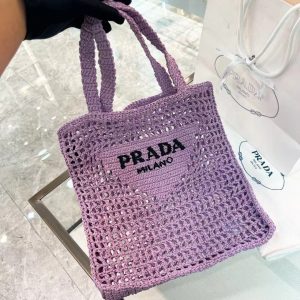 PRADA Crochet Tote Bag 1BG393