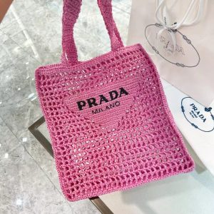 PRADA Crochet Tote Bag 1BG393