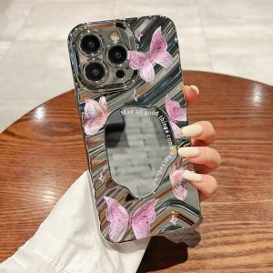 Butterfly Mirror Cloud Case