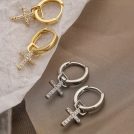 AOG-Brass-Cubic-Zirconia-Cross-Vintage-Huggie-Earring-1.jpg
