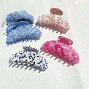 cellulose acetate trend geometric jaw hair claw
