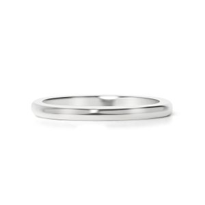 Highly Polished Rounded Stainless Steel Blank Ring 2mm - 6mm / CFR3029