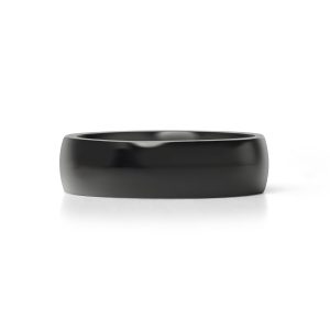 Black Stainless Steel Blank Ring / CFR7004