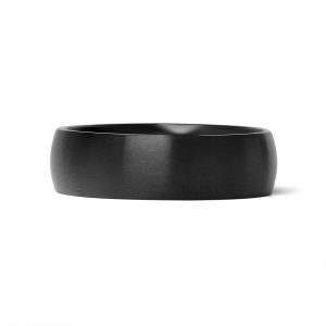 Stainless Steel Matte Black Ring / CFR7031
