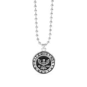 United States Army Stainless Steel Polished Pendant with Ball Chain / CHJ4072