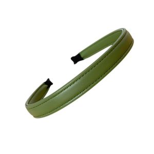 vintage artificial leather headband /hair barrette/multi-color optional