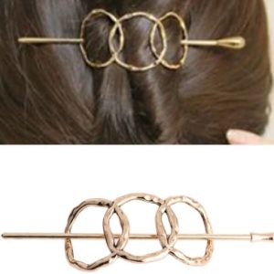 alloy minimalist hollow geometric hair stick