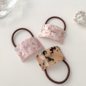 cellulose acetate vintage geometric hair rope