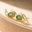 DEER-925-Sterling-Silver-Carnelian-Dolphin-Cute-Stud-Earring-2.jpg