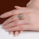 DEER-925-Sterling-Silver-Enamel-Jade-Flower-Vintage-Band-Ring-1.jpg