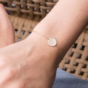 customize stainless steel round 15cm bracelet
