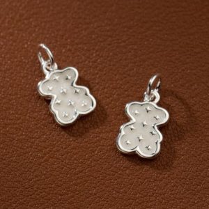 925 sterling silver enamel bear trend charms