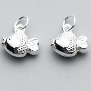 925 sterling silver with silver plated delicate animal charms