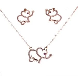 2021 Statement Gold Filled Elephant Earrings Set Jewelry Sets