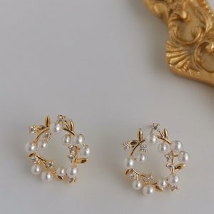 copper alloy geometric dainty trend korean fashion earring