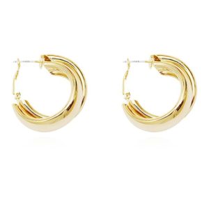 copper geometric vintage drop trend korean fashion earring