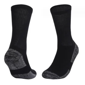 35 Below Thermal Thick Insulated Ultimate Comfort Socks Aluminized Thread, Black Sport Soft Nylon Knit Warming Socks