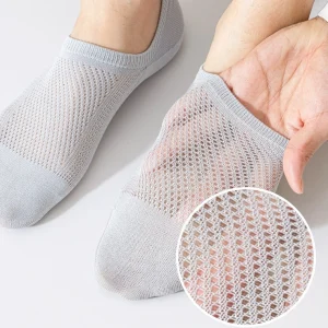 Wholesales Custom logo Summer Multiple Colors Non-slip Heel Invisible Socks Male Casual Cotton No Show Socks for Men