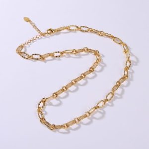 925 sterling silver minimalist singapore chain