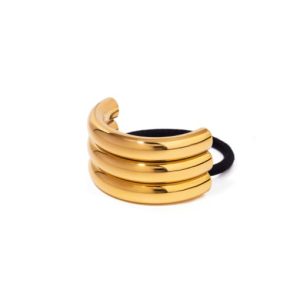 stainless steel minimalist geometric hair rope