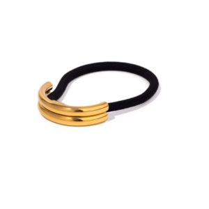 stainless steel minimalist irregular  hair rope