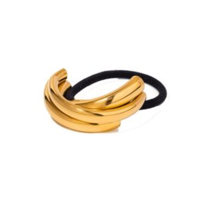 stainless steel minimalist irregular  hair rope