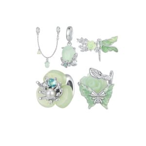 925 sterling silver enamel dragonfly trend diy charms