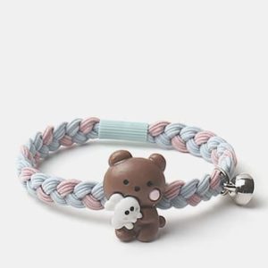 cute rabbit resin multi color hair rope