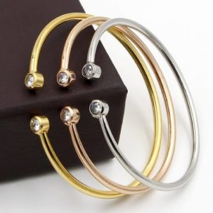 titanium minimalist cuff bangle