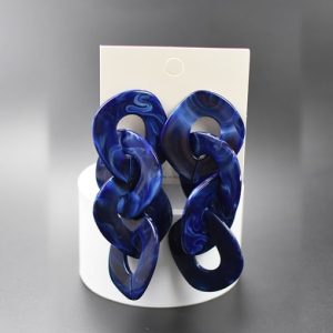zinc alloy acrylic geometric minimalist drop earring