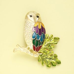 alloy rhinestone black bird minimalist pins & brooches