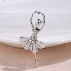 ballet girl brooch versatile big temperament elegant brooch woman
