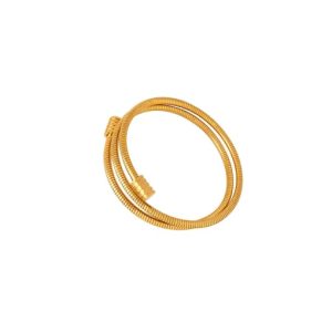 titanium steel geometric trend set bangle