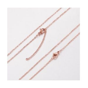 stainless steel o-shaped chain necklace