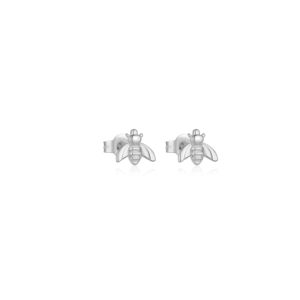 925 sterling silver bee trend stud earring