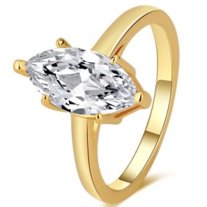 925 sterling silver moissanite dainty solitaire ring