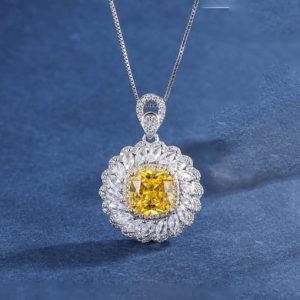 brass cubic zirconia luxury geometric earring ring and necklace set