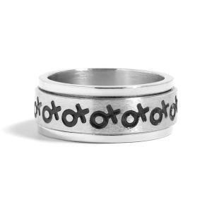 Female Symbol Spinner Stainless Steel Ring / RRJ0067