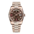 Rolex-Day-Date-128235-AR-Rose-Gold-Wrapped-Chocolate-Dial-Replica.webp