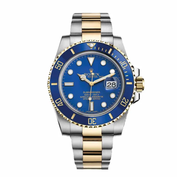Rolex-Submariner-Date-Two-Tone-Blue-Dial-16613-Replica-1.webp
