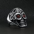 SCR3039-Detailed-Skull-With-Red-CZ-Eyes-Stainless-Steel-Polished-Ring-Lifestyle-Side.jpg