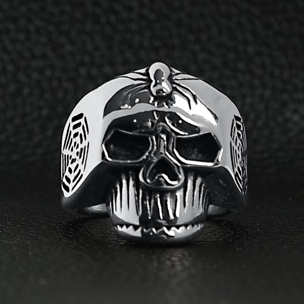 SCR4025-Detailed-Skull-With-Spider-And-Web-Accents-Stainless-Steel-Ring-Lifestyle-Front_3e44196f-e665-427a-8fc0-a935a3df5e31.jpg