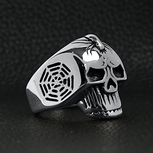 SCR4025-Detailed-Skull-With-Spider-And-Web-Accents-Stainless-Steel-Ring-Lifestyle-Side_b7b7cae6-066f-45f0-abff-8e3e76e6e950.jpg
