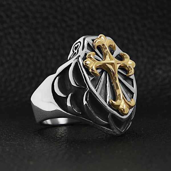 SCR4091-18K-Gold-Plated-Cross-With-Detail-Accents-Stainless-Steel-Ring-Lifestyle-Side_8e617c44-23c5-4cec-a18e-92e0501591b2.jpg