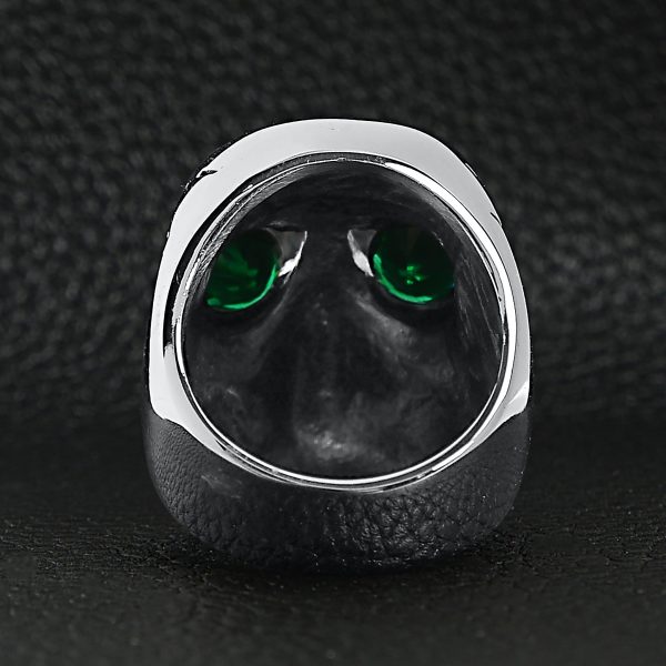 SCR4108-Detailed-Green-CZ-Eyed-Skull-Stainless-Steel-Ring-Lifestyle-Back.jpg