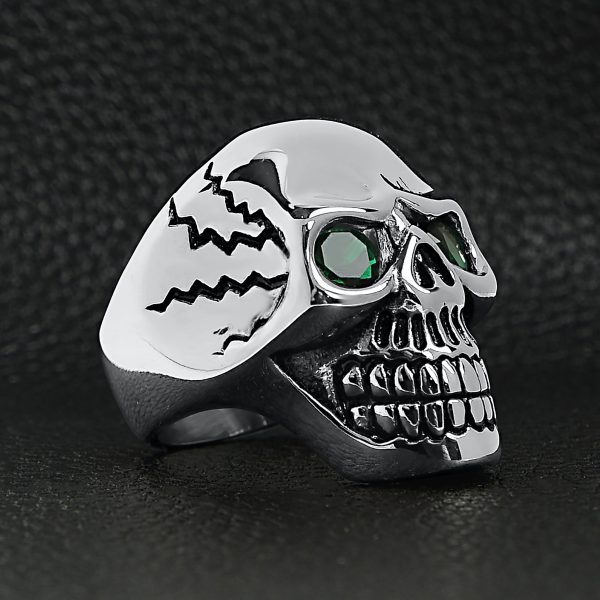SCR4108-Detailed-Green-CZ-Eyed-Skull-Stainless-Steel-Ring-Lifestyle-Side.jpg