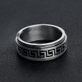 SRJ2056-BlackGreekKeySpinnerCenterPolishedStainlessSteelRing.jpg