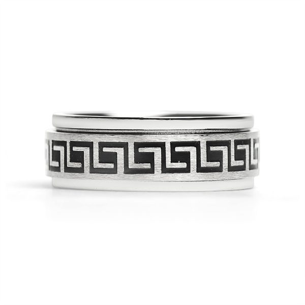 SRJ2056-BlackGreekKeySpinnerCenterPolishedStainlessSteelRing_3.jpg