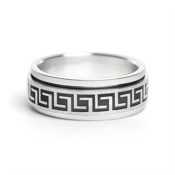 SRJ2056-BlackGreekKeySpinnerCenterPolishedStainlessSteelRing_4.jpg